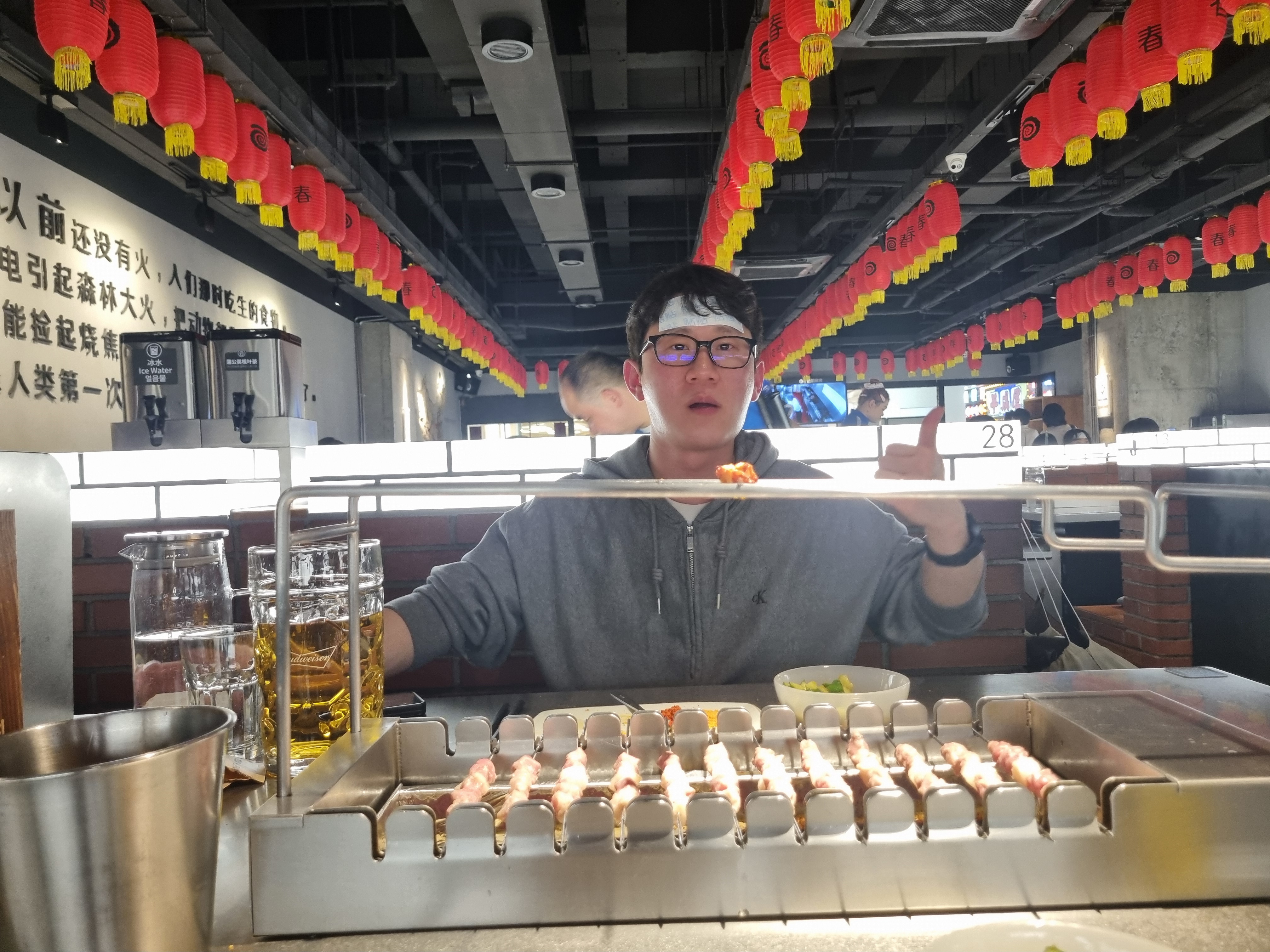 상하이 와이탄의 야경